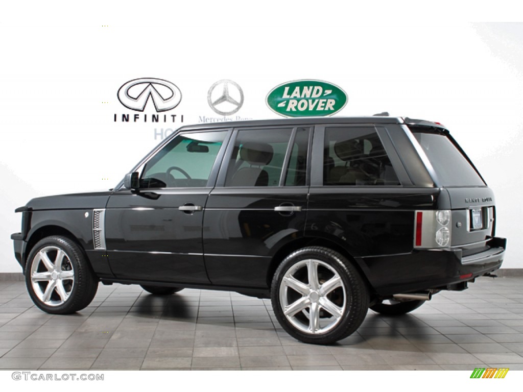 2006 Range Rover Supercharged - Java Black Pearl / Ivory/Aspen photo #5
