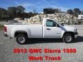 2012 Summit White GMC Sierra 1500 Regular Cab  photo #1