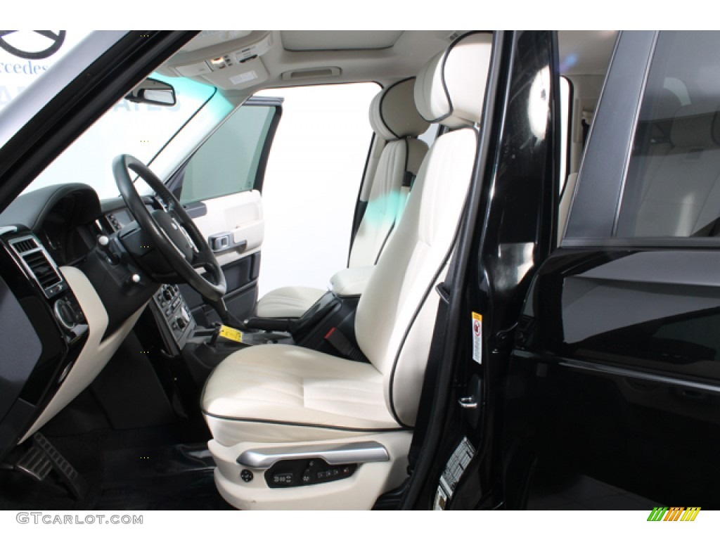 2006 Range Rover Supercharged - Java Black Pearl / Ivory/Aspen photo #17