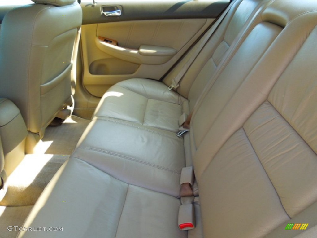 2003 Accord EX V6 Sedan - Taffeta White / Ivory photo #16