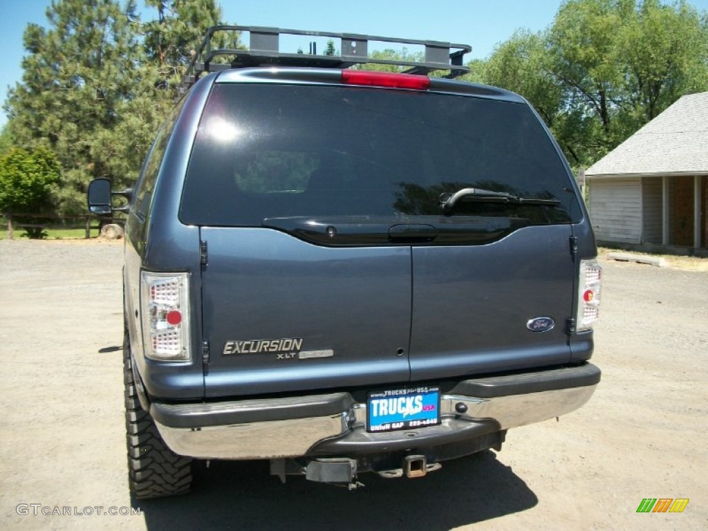 2002 Excursion XLT 4x4 - Medium Wedgewood Blue Metallic / Medium Flint photo #3