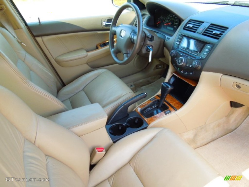2003 Accord EX V6 Sedan - Taffeta White / Ivory photo #22