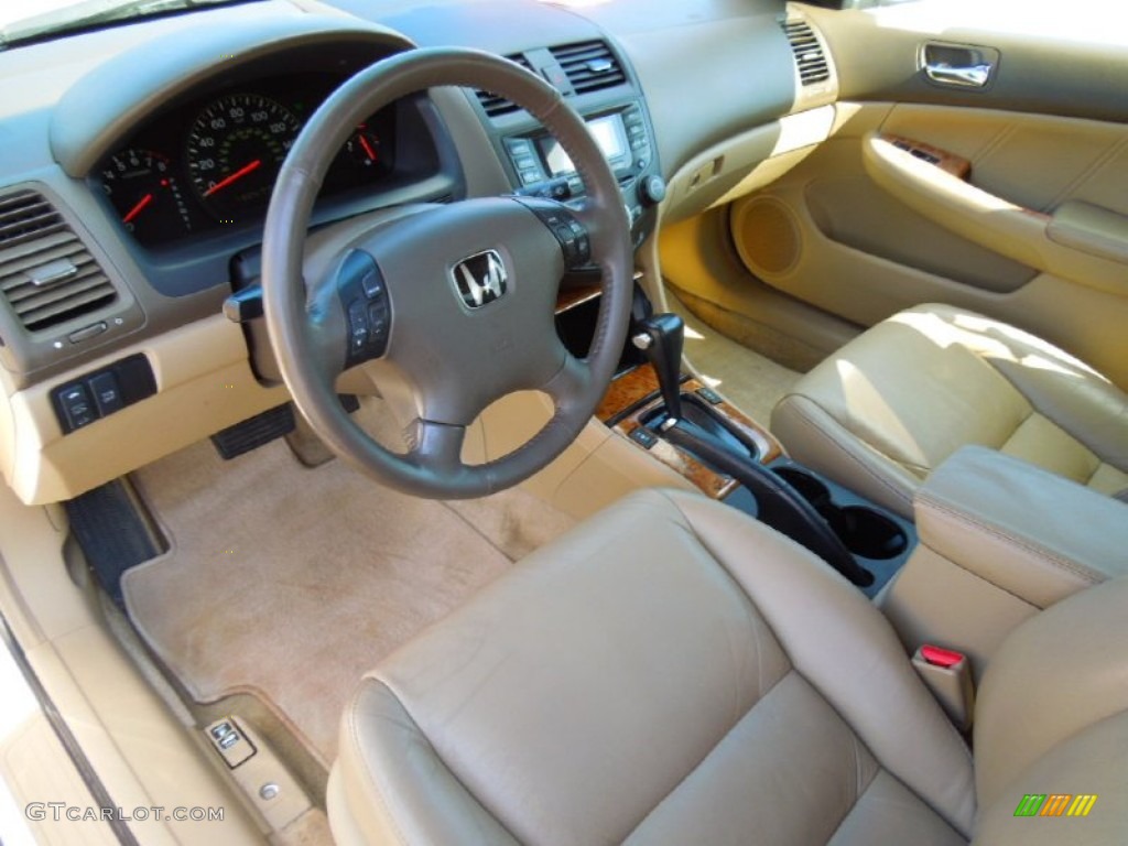 2003 Accord EX V6 Sedan - Taffeta White / Ivory photo #26