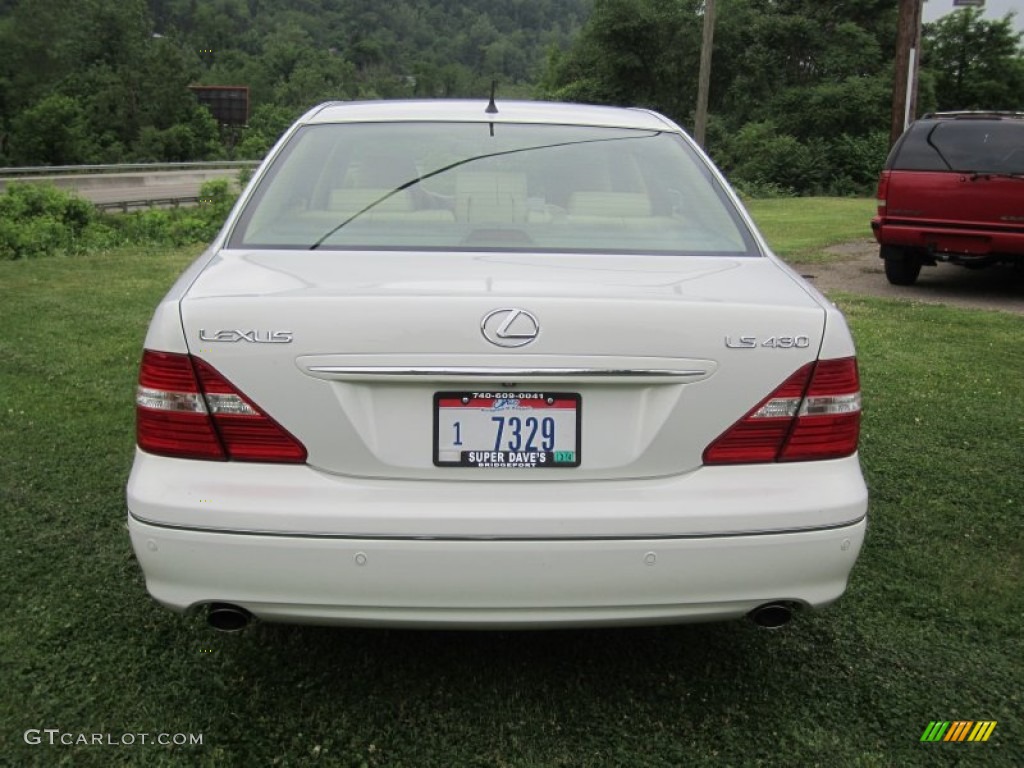 2005 LS 430 Sedan - Moonlight Pearl / Cashmere photo #5