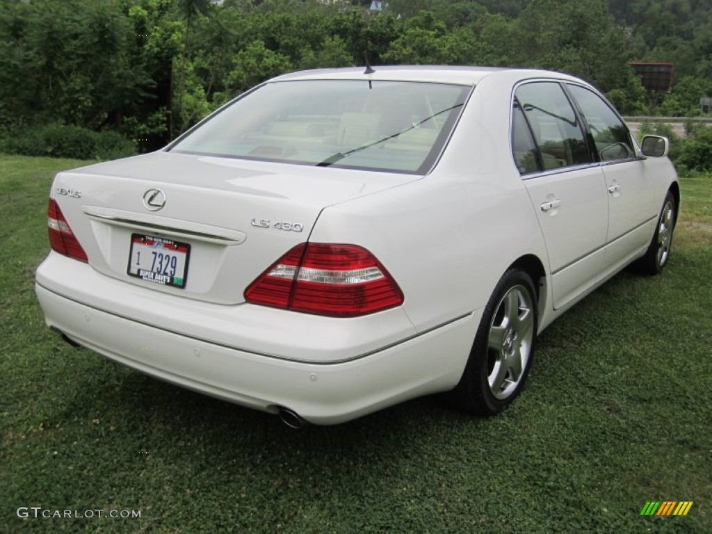 2005 LS 430 Sedan - Moonlight Pearl / Cashmere photo #6