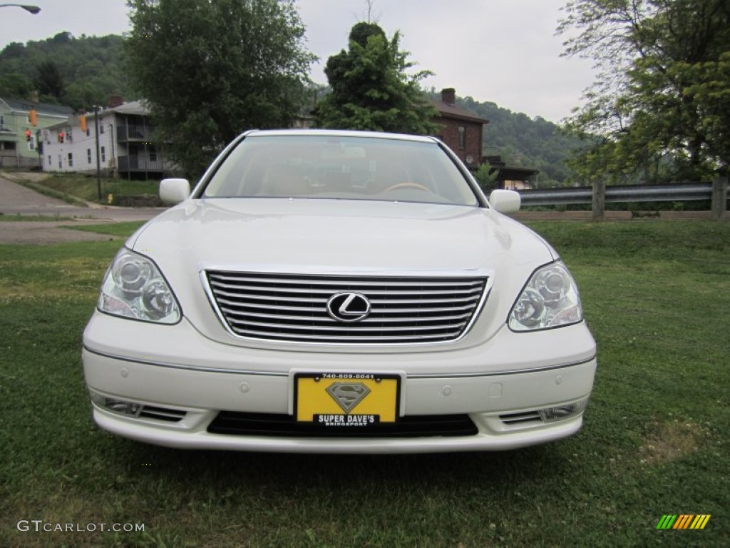 2005 LS 430 Sedan - Moonlight Pearl / Cashmere photo #11