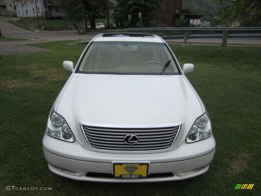 2005 LS 430 Sedan - Moonlight Pearl / Cashmere photo #12