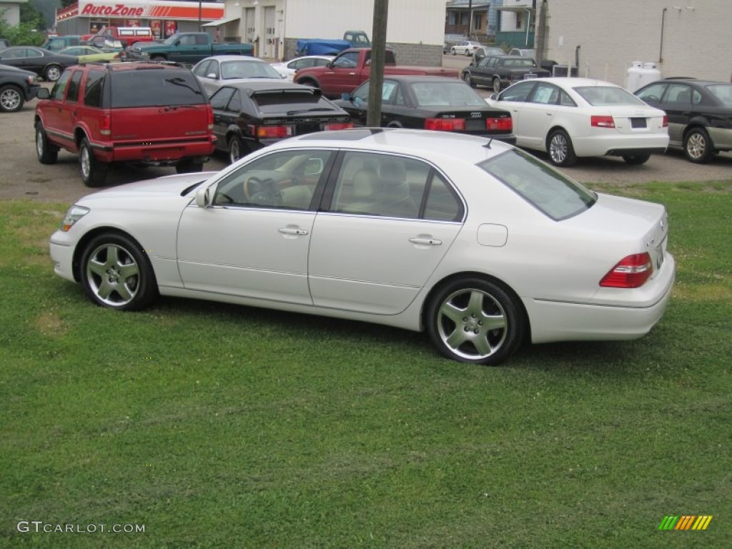 2005 LS 430 Sedan - Moonlight Pearl / Cashmere photo #13