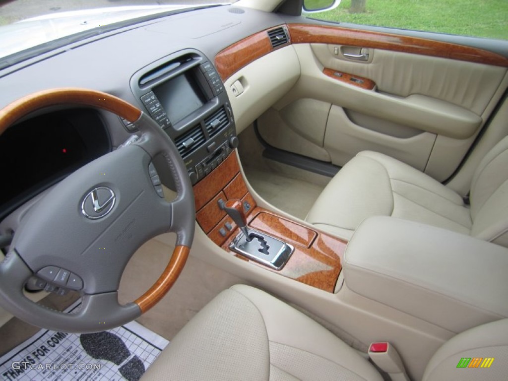 2005 LS 430 Sedan - Moonlight Pearl / Cashmere photo #16