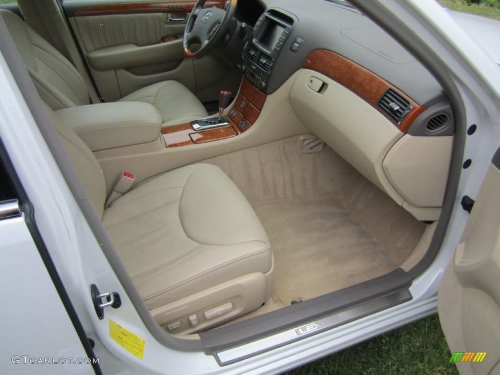 2005 LS 430 Sedan - Moonlight Pearl / Cashmere photo #23