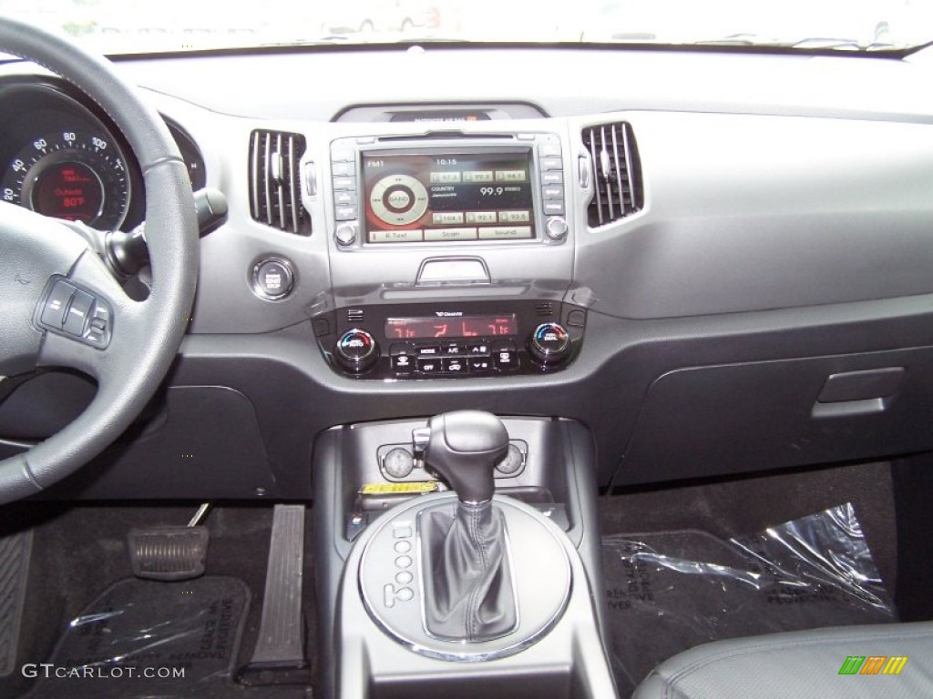 2012 Sportage EX - Signal Red / Alpine Gray photo #8