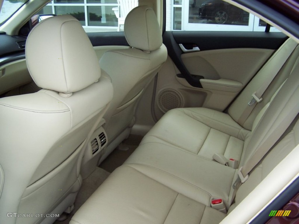 Parchment Interior 2012 Acura TSX Technology Sedan Photo #65775753