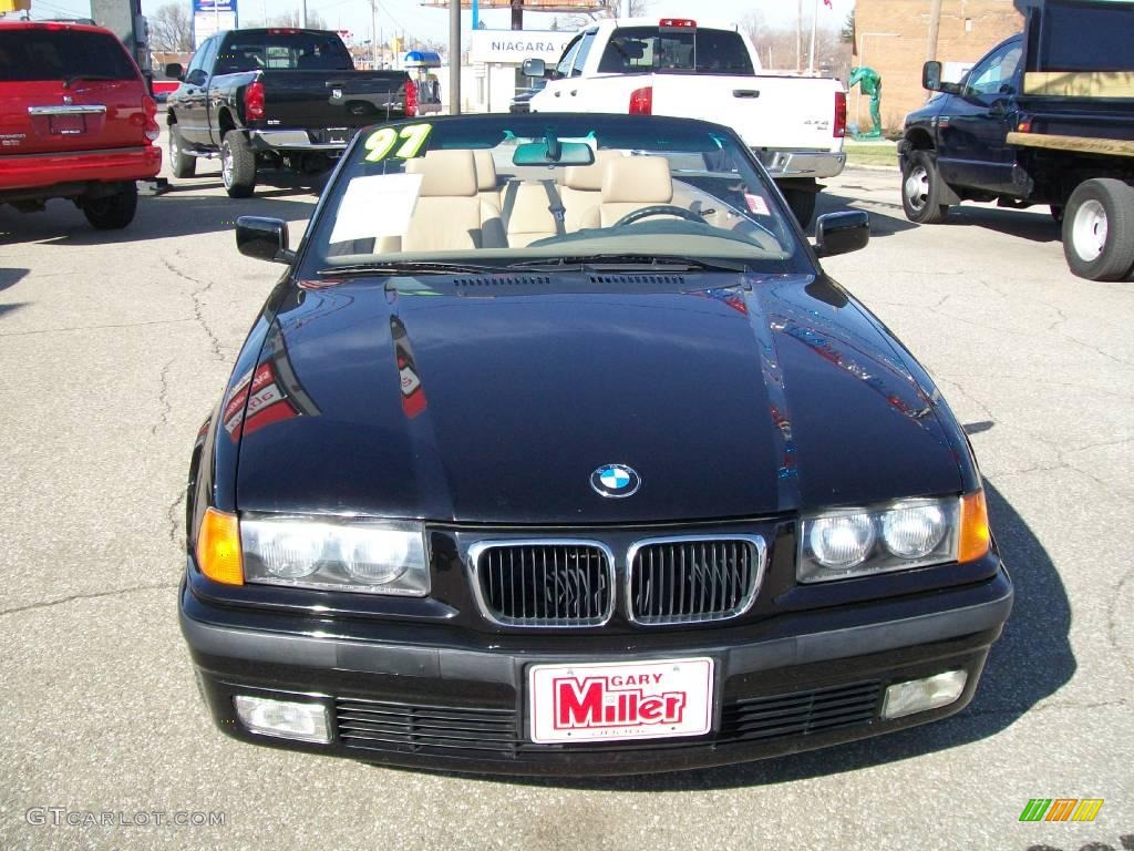 1997 3 Series 328i Convertible - Jet Black / Sand photo #9