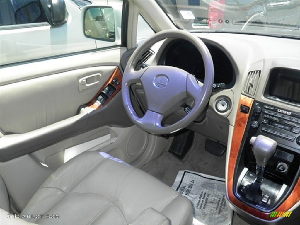 1999 RX 300 AWD - Golden White Pearl / Gray photo #17