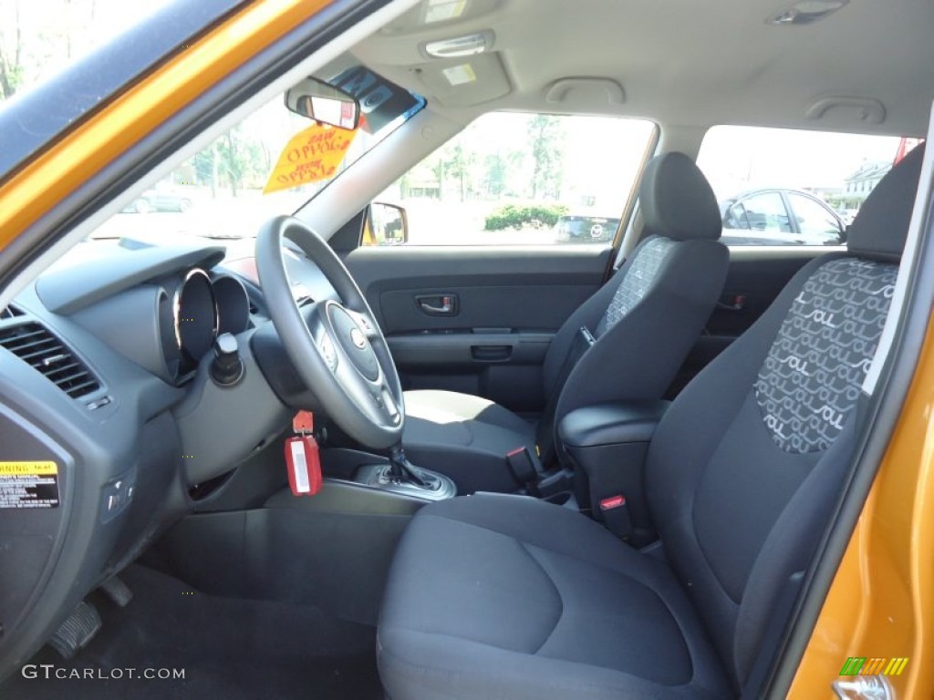 Black Soul Logo Cloth Interior 2011 Kia Soul + Photo #65781073