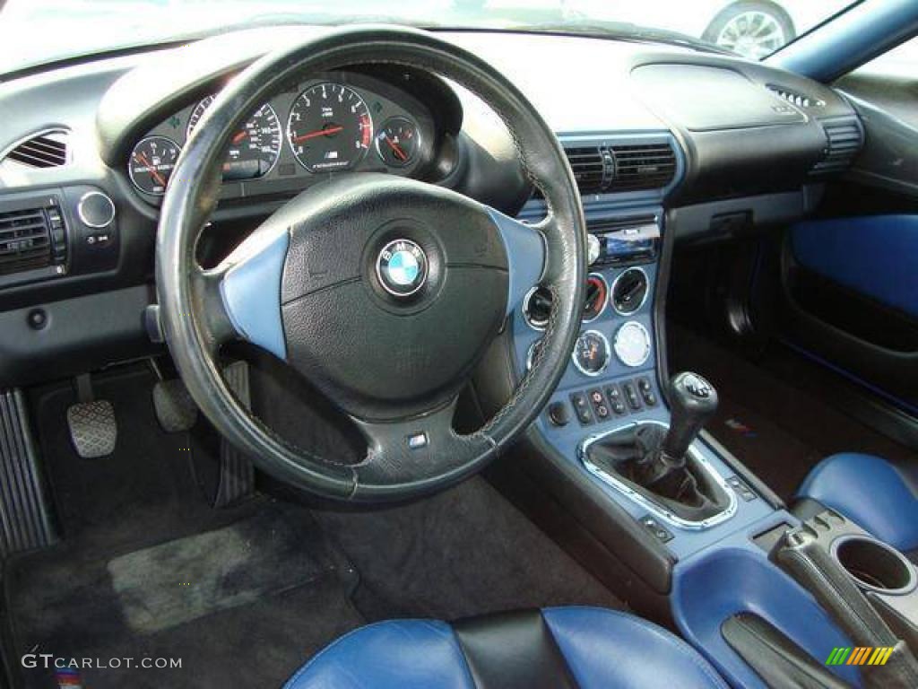 2000 BMW M Roadster Estoril Blue Dashboard Photo #6578136