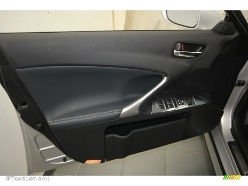 2011 Lexus IS 250 Black Door Panel Photo #65782064