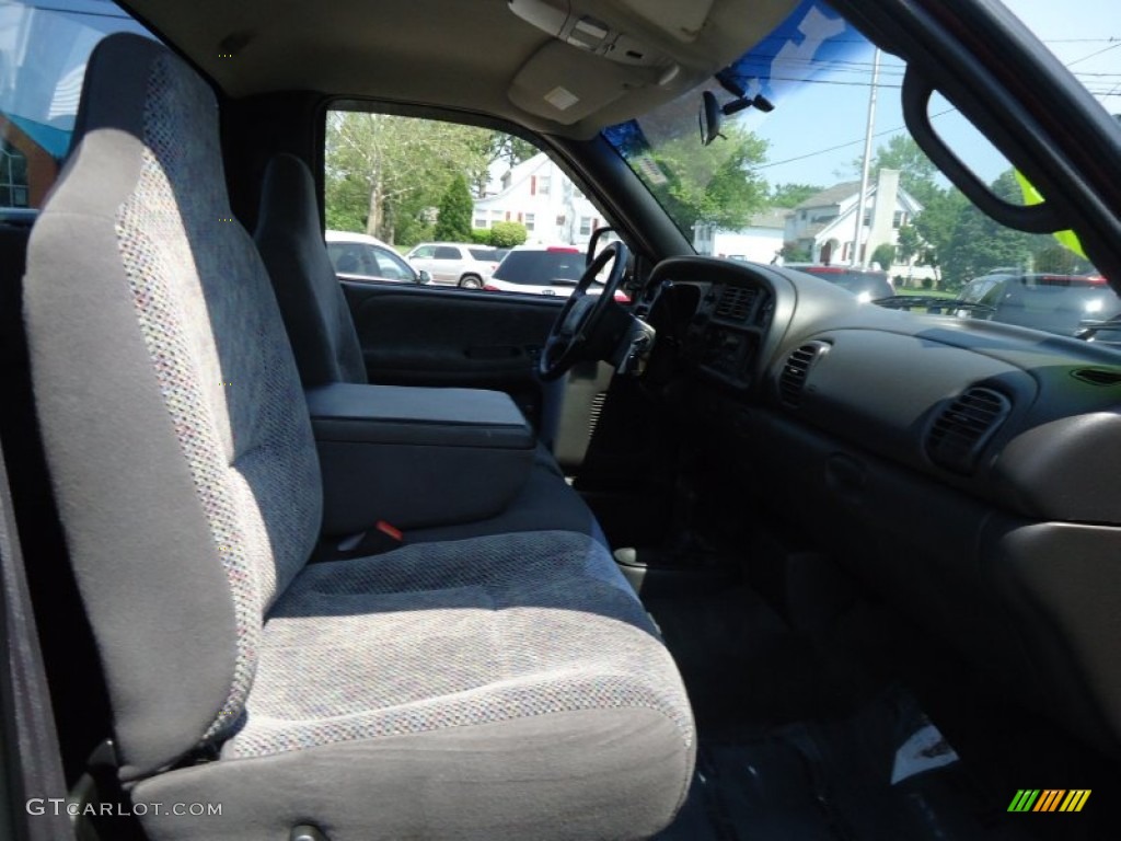 2001 Ram 1500 SLT Regular Cab 4x4 - Dark Garnet Red Pearl / Agate photo #13