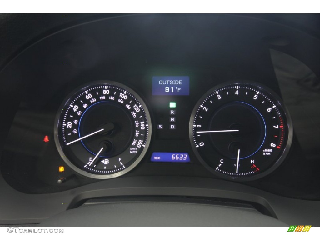 2011 Lexus IS 250 Gauges Photo #65782412