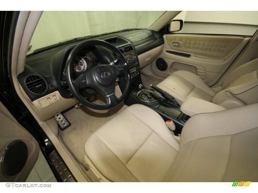 Ivory Interior 2002 Lexus IS 300 SportCross Wagon Photo #65783165
