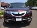 2010 Dark Cherry Pearl Acura MDX   photo #2