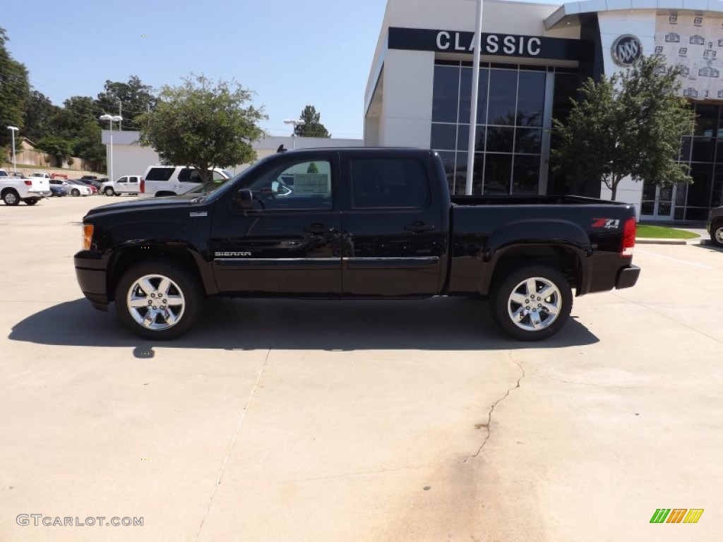 2012 Sierra 1500 SLT Crew Cab 4x4 - Onyx Black / Ebony photo #2