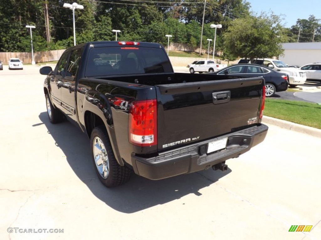 2012 Sierra 1500 SLT Crew Cab 4x4 - Onyx Black / Ebony photo #3