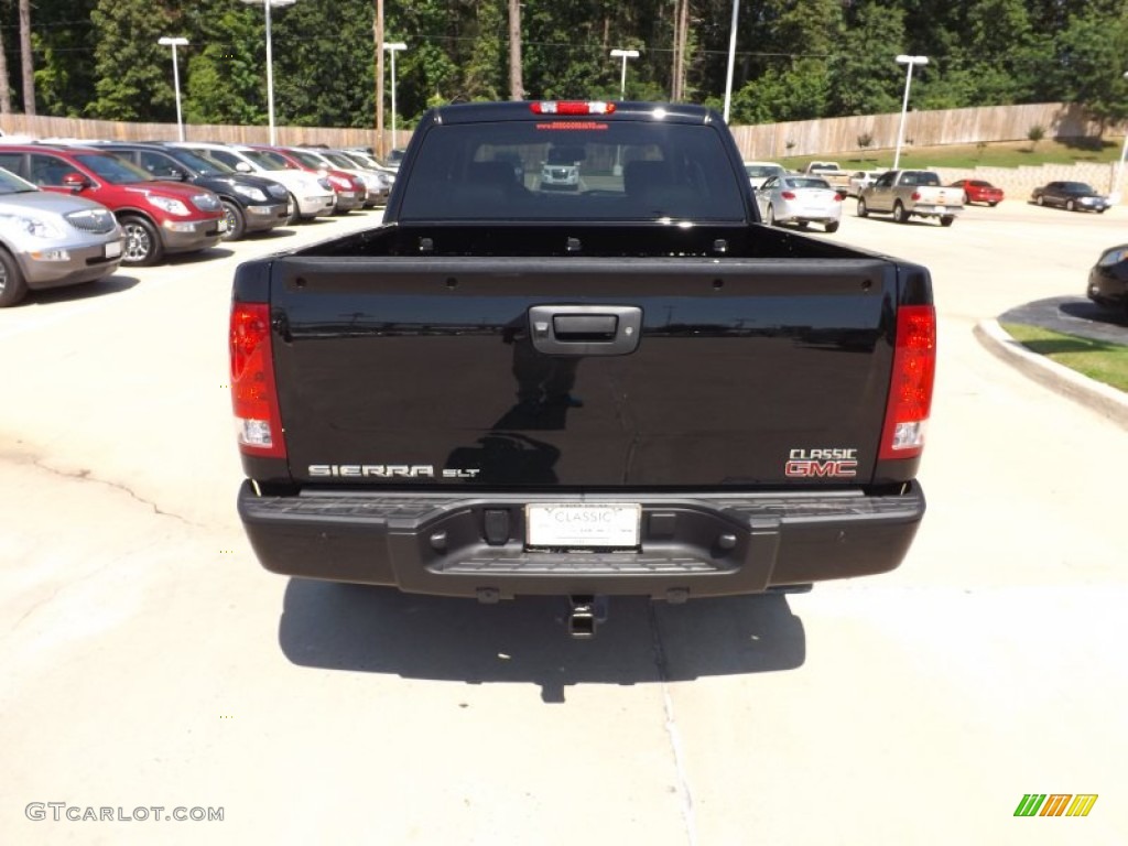 2012 Sierra 1500 SLT Crew Cab 4x4 - Onyx Black / Ebony photo #4