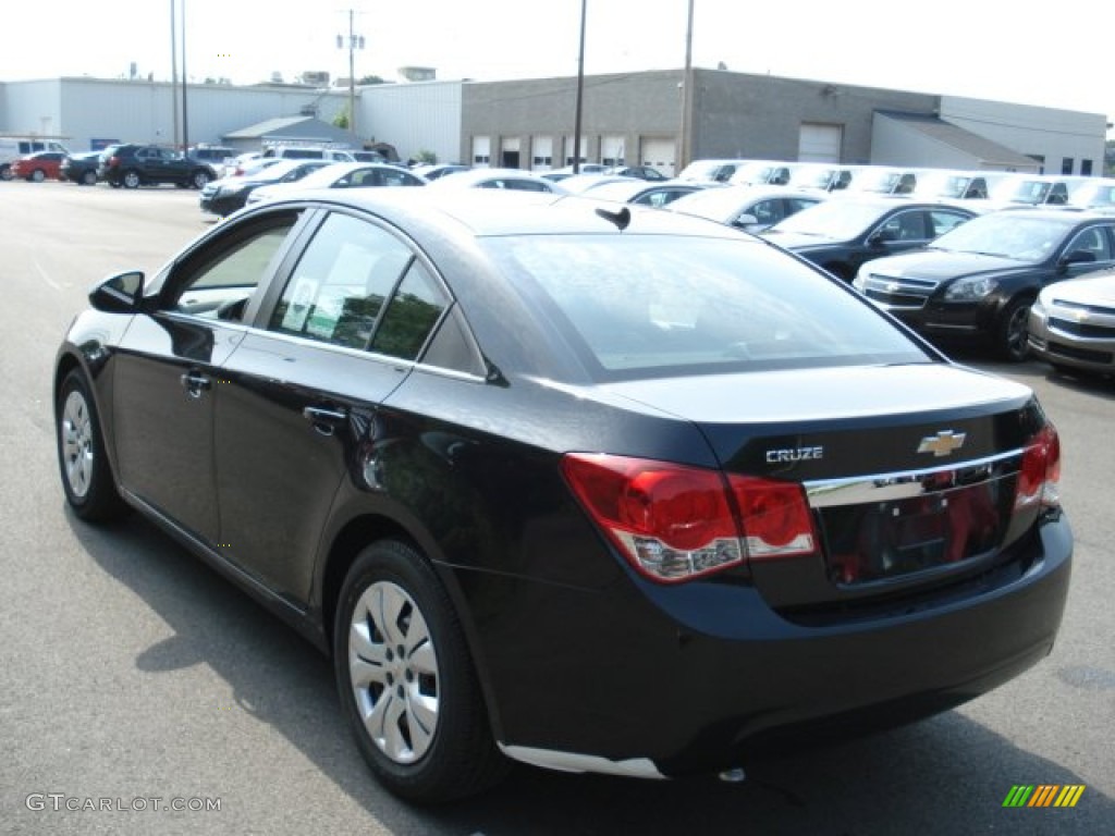 2012 Cruze LS - Black Granite Metallic / Jet Black/Medium Titanium photo #6