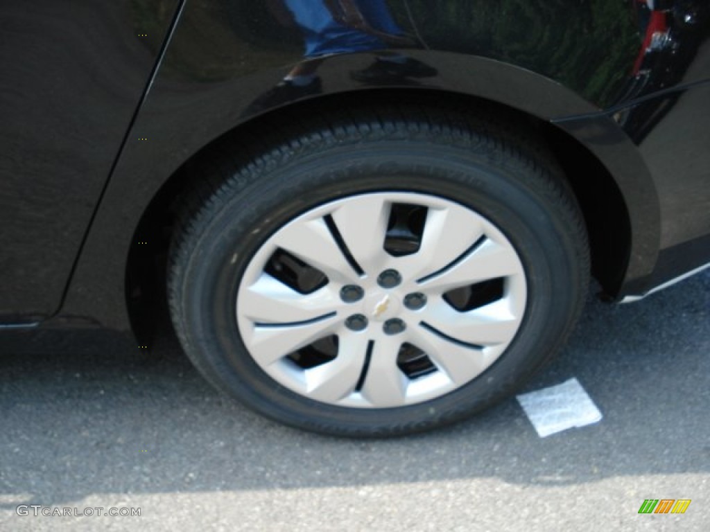 2012 Cruze LS - Black Granite Metallic / Jet Black/Medium Titanium photo #9