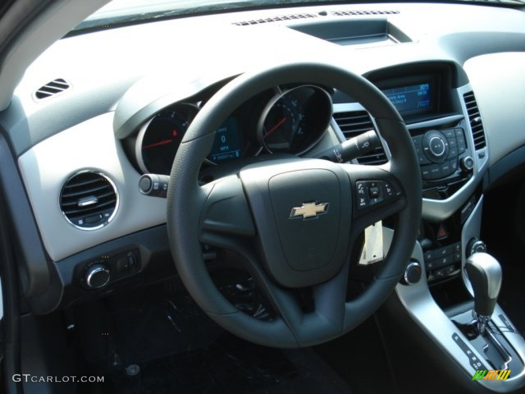 2012 Cruze LS - Black Granite Metallic / Jet Black/Medium Titanium photo #10