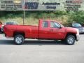 2012 Victory Red Chevrolet Silverado 2500HD LS Extended Cab  photo #1