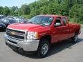2012 Victory Red Chevrolet Silverado 2500HD LS Extended Cab  photo #4