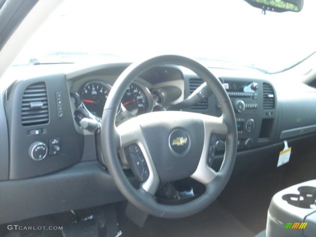 2012 Silverado 1500 LT Extended Cab 4x4 - Blue Granite Metallic / Ebony photo #10