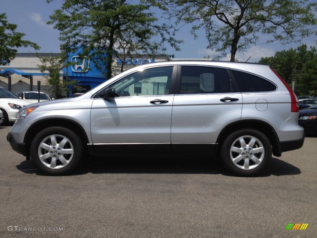 2009 CR-V EX 4WD - Alabaster Silver Metallic / Black photo #1