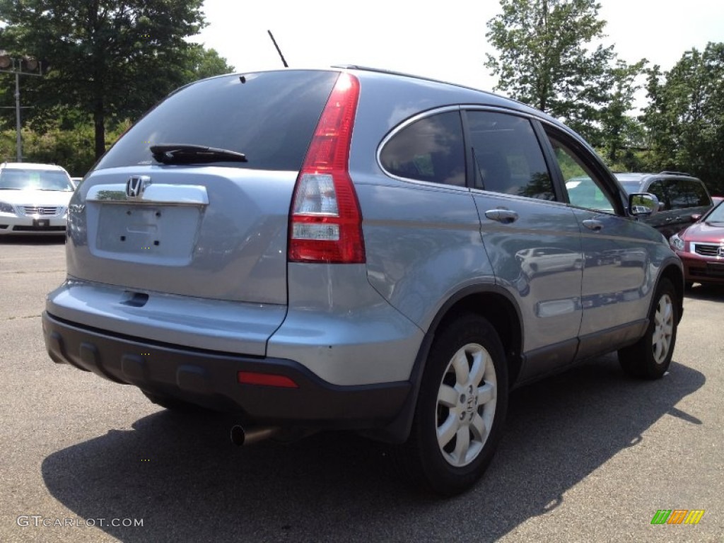 2009 CR-V EX-L 4WD - Glacier Blue Metallic / Gray photo #9