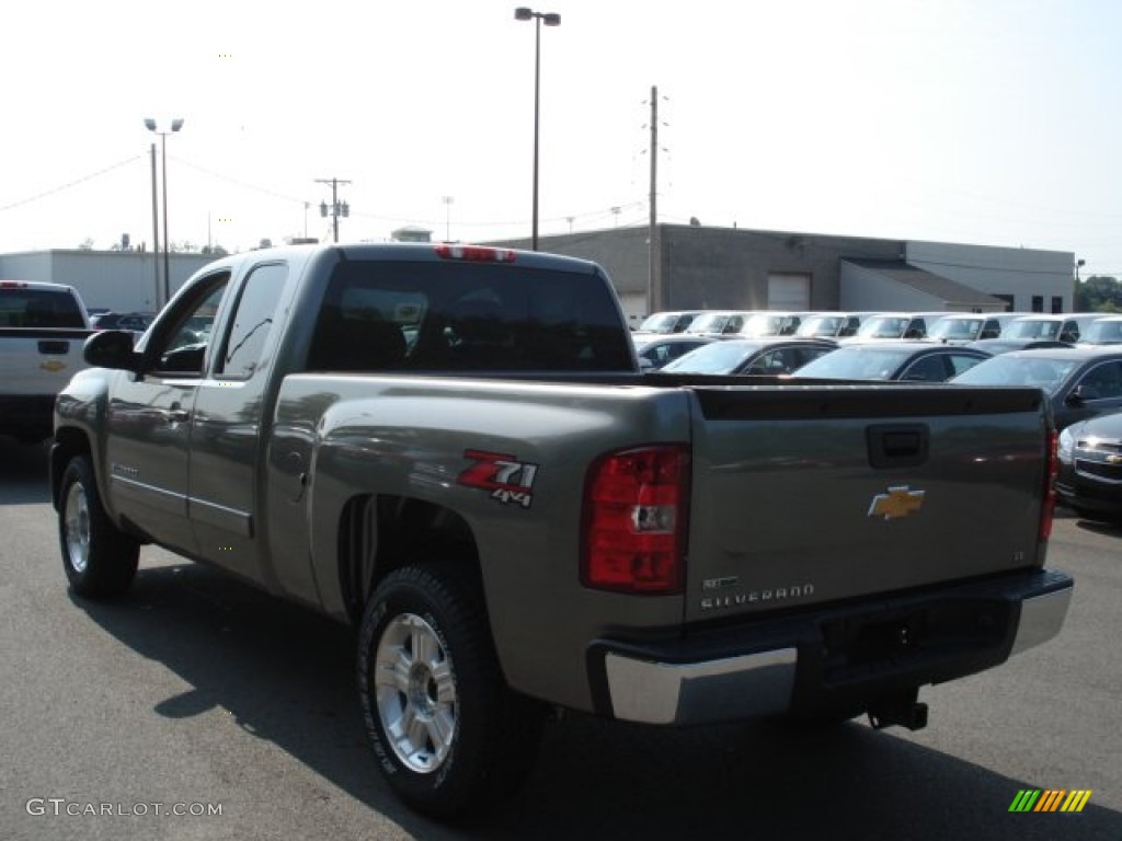 2012 Silverado 1500 LT Extended Cab 4x4 - Graystone Metallic / Ebony photo #6