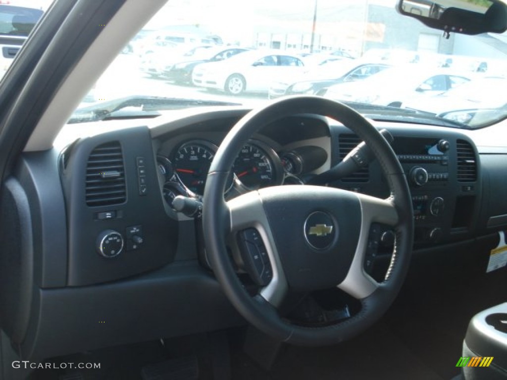 2012 Silverado 1500 LT Extended Cab 4x4 - Graystone Metallic / Ebony photo #10