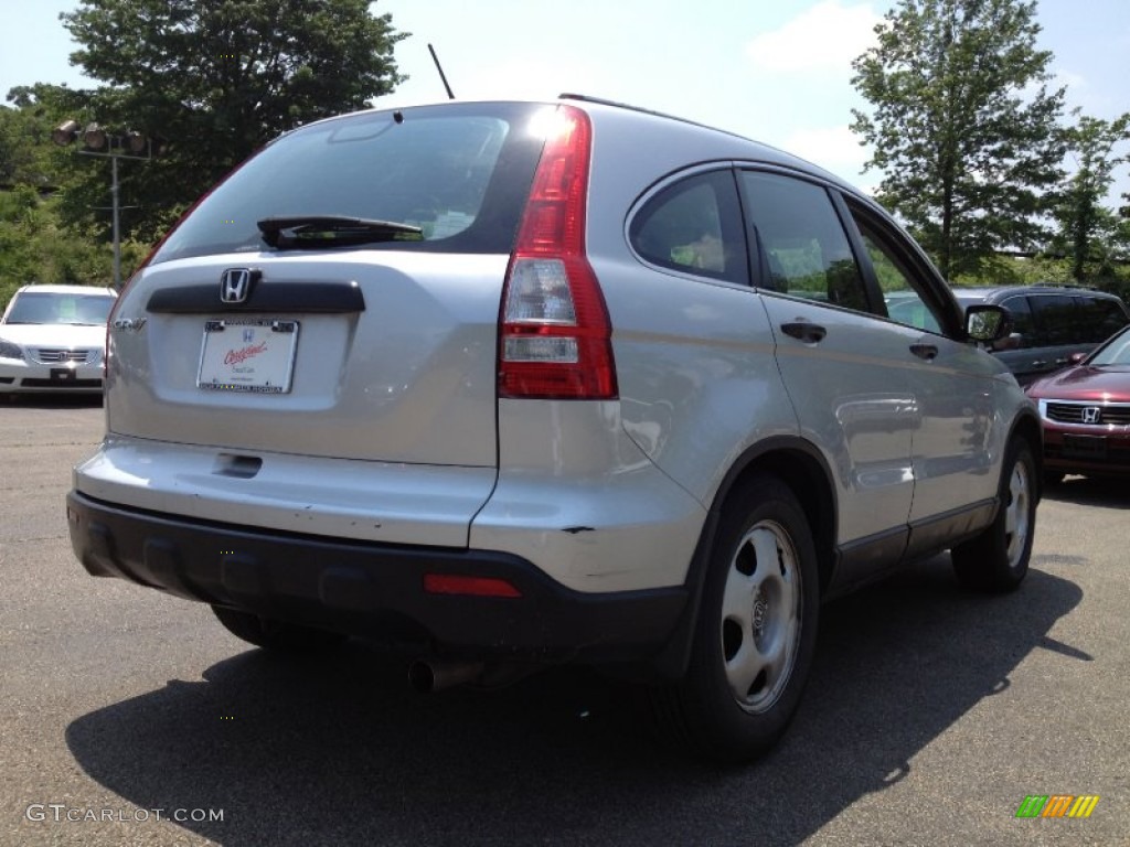 2009 CR-V LX 4WD - Alabaster Silver Metallic / Gray photo #9