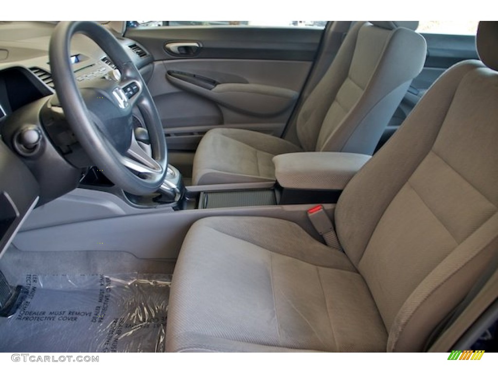 Gray Interior 2010 Honda Civic LX Sedan Photo #65788781