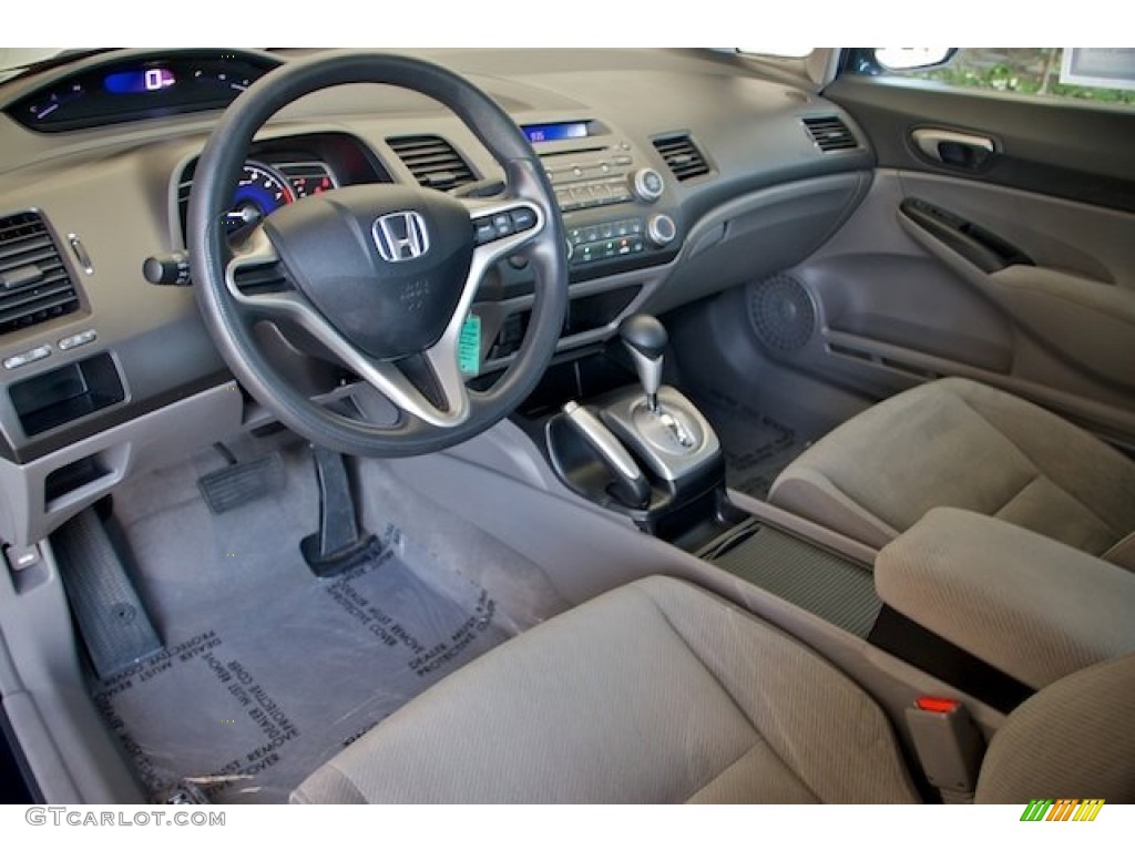 Gray Interior 2010 Honda Civic LX Sedan Photo #65788862