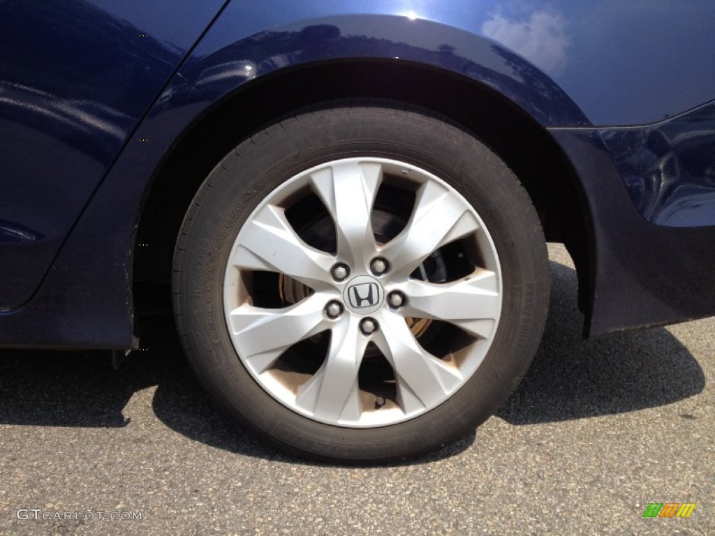 2009 Accord EX-L Sedan - Royal Blue Pearl / Gray photo #2