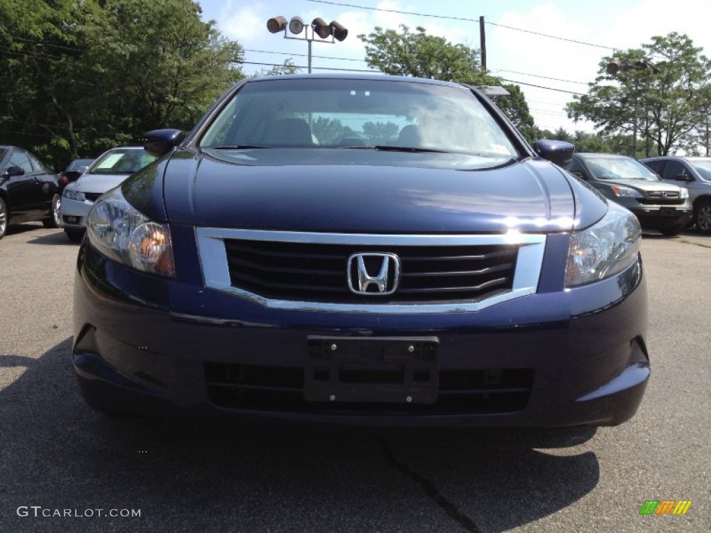 2009 Accord EX-L Sedan - Royal Blue Pearl / Gray photo #7