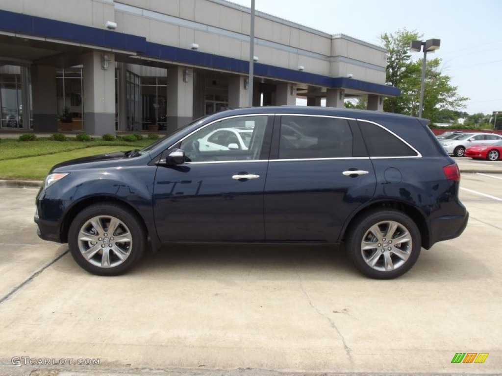 Bali Blue Pearl 2012 Acura MDX SH-AWD Advance Exterior Photo #65789951