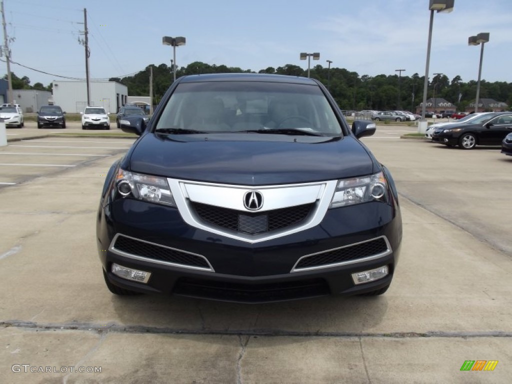 Bali Blue Pearl 2012 Acura MDX SH-AWD Advance Exterior Photo #65789969