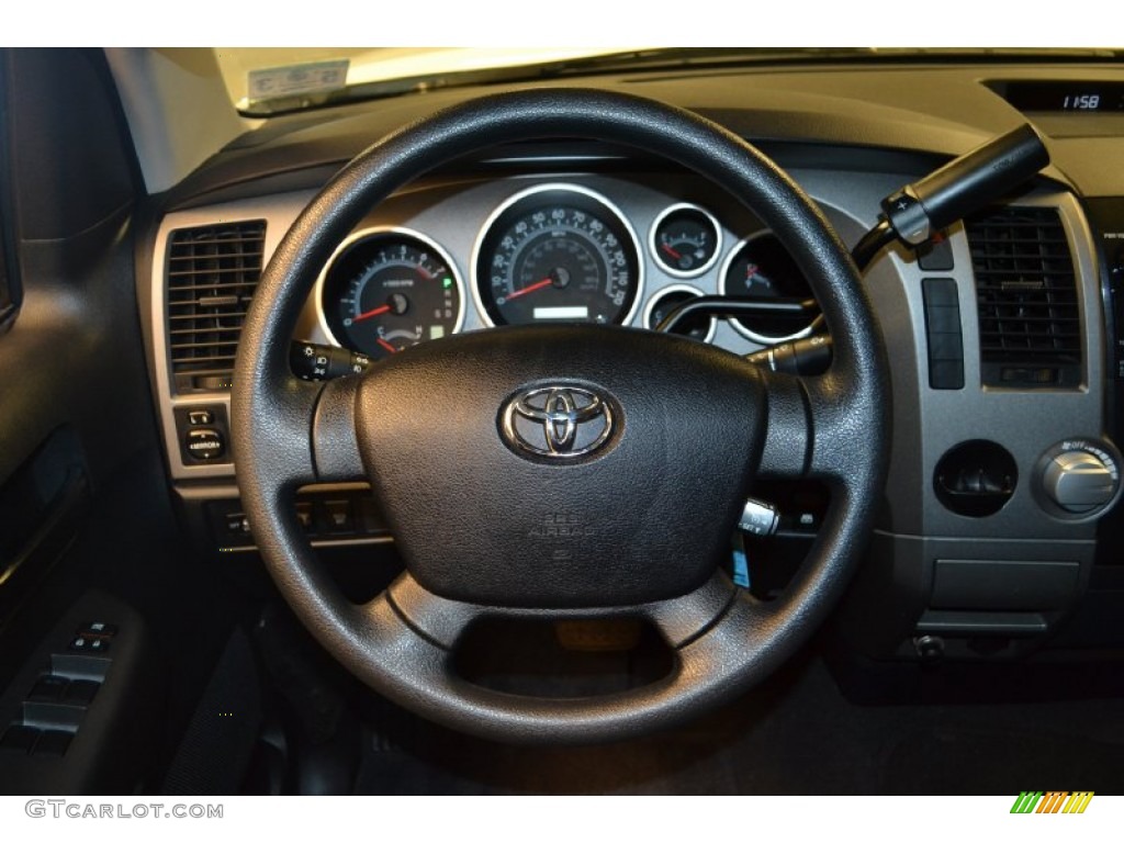 2010 Tundra CrewMax - Super White / Black photo #8