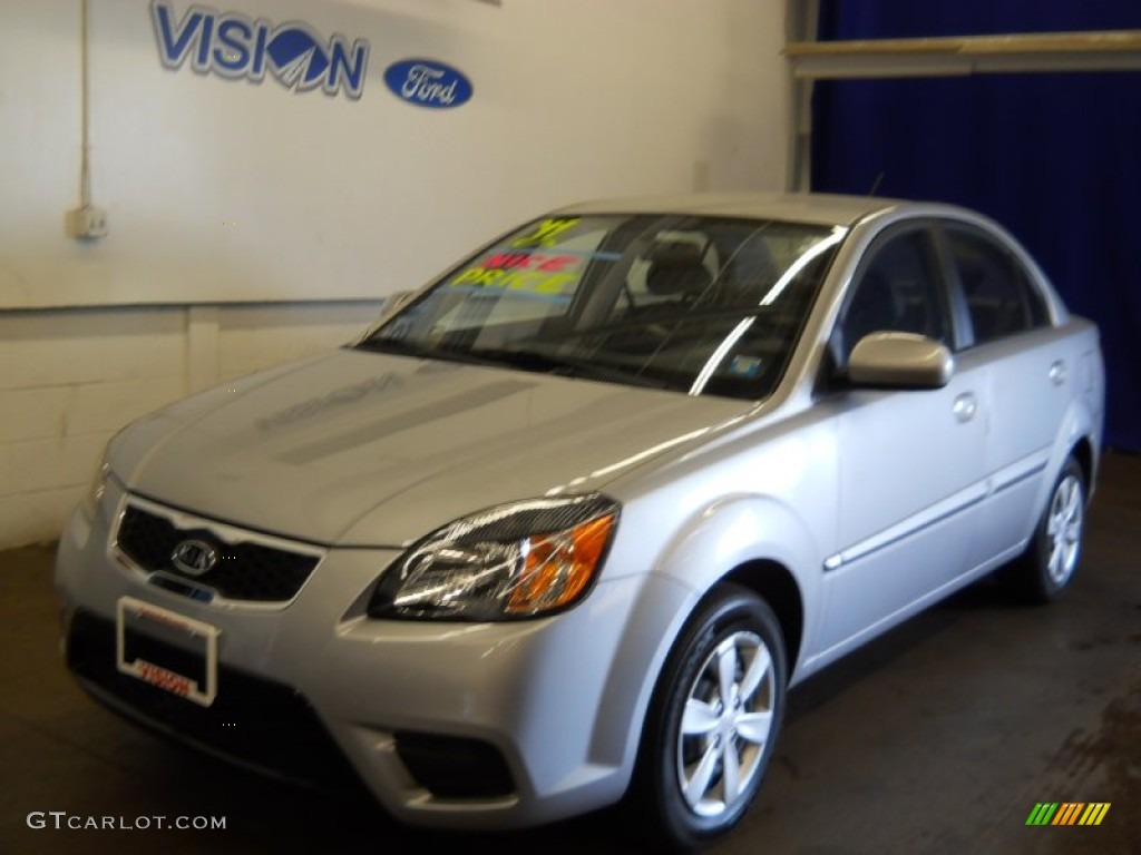 2011 Rio LX - Clear Silver / Gray photo #1