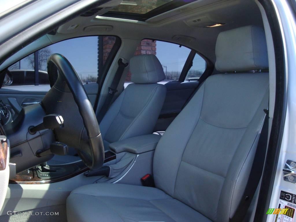 2006 3 Series 330xi Sedan - Titanium Silver Metallic / Grey photo #9