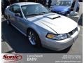 Silver Metallic 2000 Ford Mustang GT Coupe
