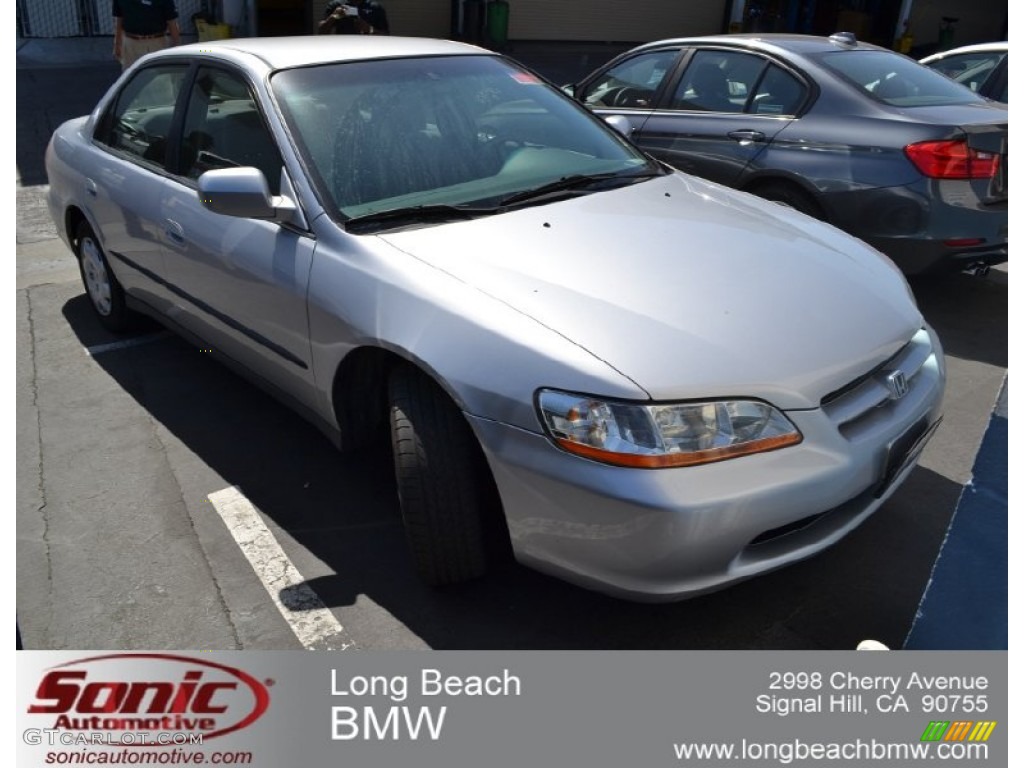 2000 Accord LX Sedan - Satin Silver Metallic / Quartz photo #1